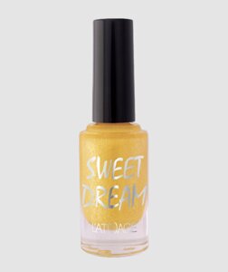 Лак для ногтей SWEET DREAM тон 507 желтый перламутровый песок 9г