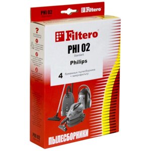 Мешок для пылесоса Filtero PHI 02 (4) Standard