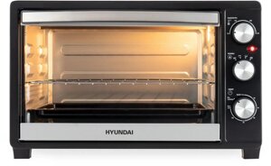 Мини-печь Hyundai MIO-HY074 серебристый/черный