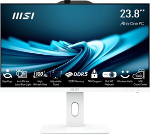 Моноблок MSI PRO AP242P 14M-663RU (MS-AE06) i5-14400/16GB/512GB SSD/W11pro WHITE (9S6-AE0622-663)