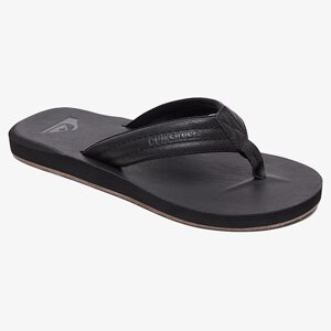 Мужские Сланцы Quiksilver Carver Nubuck Solid Black