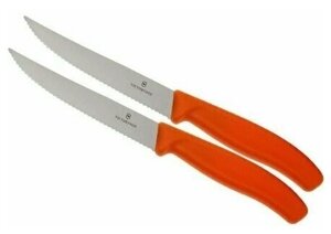 Набор кухонных ножей Victorinox Swiss Classic оранжевый (6.7936.12L9B)