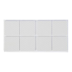 Накладка мебельная квадратная tundra, размер 38 х 38 мм, 8 шт, полимерная, цвет белый
