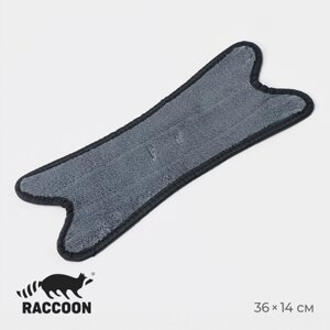 Насадка на швабру raccoon twist, 3614 см, микрофибра