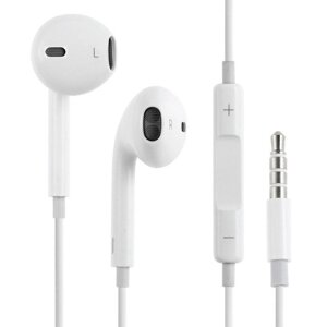 Наушники Apple EarPods (3,5мм) белый (MNHF2ZM/A)