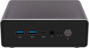 Неттоп Digma Pro Minimax U1 i5 1235U (1.3) 8Gb SSD256Gb UHDG Win 11 Pro GbitEth WiFi BT 60W темно-серый/черный (DPP5-8CXW02)