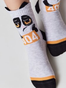 Носки детские Короткие носки с декоративными ушками «Енот»
