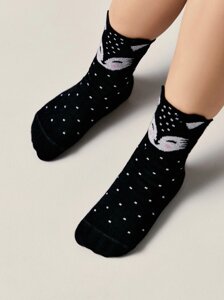 Носки детские Короткие носки с декоративными ушками «Лисёнок»
