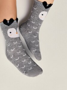 Носки детские Короткие носки с декоративными ушками «Совёнок»