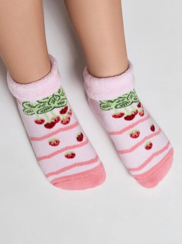 Носки детские Махровые носки SOF-TIKI с отворотом и антискользящей стопой, модель 472