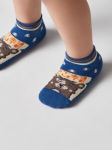 Носки хлопковые детские Носки хлопковые детские (махровые, антискользящие) синий