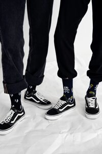 Носки мужские Хлопковые носки с рисунком «Skeleton»