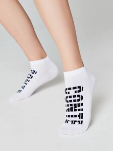 Носки женские Короткие спортивные носки из хлопка с рисунками ACTIVE