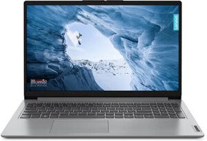 Ноутбук lenovo ideapad 1 15IAU7 i3-1215U/4GB/SSD 256G/NO DVDRW/DOS black (82QD00C3ue)