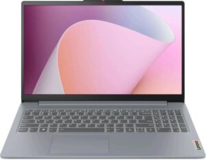 Ноутбук lenovo ideapad slim 3 15AMN8 ryzen 5 7520U 8gb SSD 512gb noos серый (82XQ00EQPS)