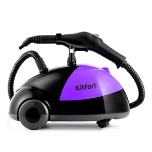 Пароочиститель Kitfort KT-931 черный/фиолетовый