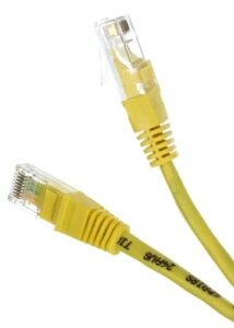 Патч-корд telecom CAT5e UTP 20M yellow (NA102-Y-20M)