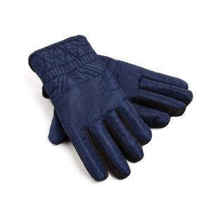 Перчатки зимние мужские minaku однотонные, цв. темно-синий, р-р 8 (25 см)