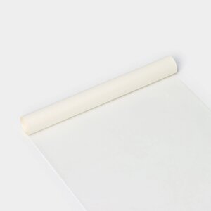 Пергамент силиконизированный доляна, 28 см10 м, белый, жиростойкий