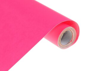 Пленка самоклеящаяся, розовая, 0.45 х 3 м, 8 мкм
