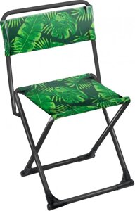 Походная мебель Nika ПС3/2 с тропическими листьями на темном