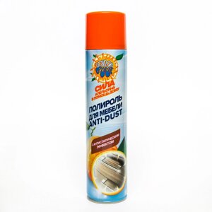 Полироль для мебели anti-dust orange boom, с антистатическим эффектом, 300 мл