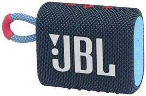 Портативная акустика JBL GO 3 синий/розовый