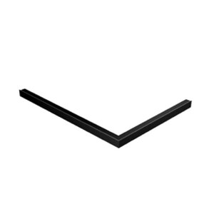 Прочие комплектующие Iddis Slide 120х90 L черный (SLI5BS3i22) Декоративный профиль под душевое ограждение