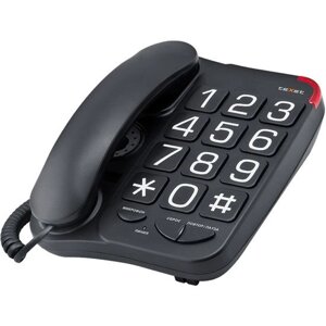 Проводной телефон TeXet TX-201 черный