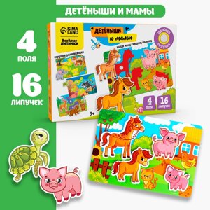 Развивающая игра на липучках