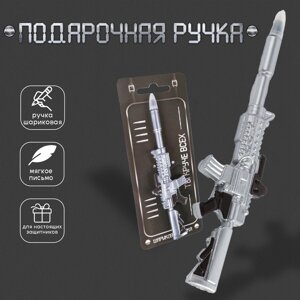 Ручка прикол шариковая синяя паста фигурная