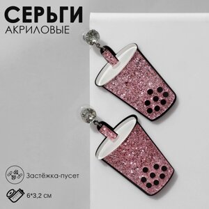 Серьги акрил