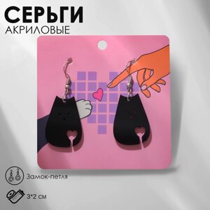 Серьги акрил