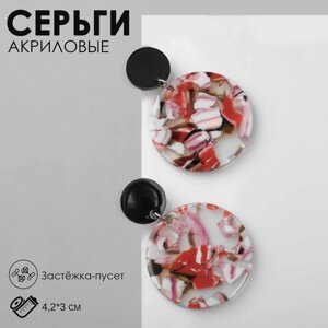 Серьги акрил