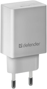 Сетевое зарядное устройство Defender EPA-10 белый (83549)