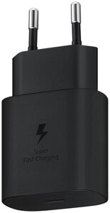 Сетевое зарядное устройство Samsung 25W Type C с кабелем Black (EP-TA800XBEGWW)