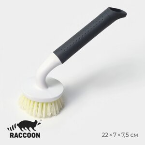 Щетка для мытья посуды raccoon breeze, удобная ручка, 217,5 см, ворс 2,5 см