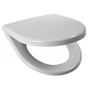 Сиденье для унитаза Jika Lyra Plus с крышкой, с микролифтом, дюропласт, пласт/ петли (9338.1 300 000)