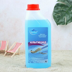 Средство для очистки воды в бассейне aqualand, от водорослей, 1 л