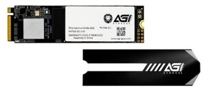 SSD накопитель AGI AI818 M. 2 2280 PCI-E 4.0 x4 2TB (AGI2t0G43AI818)