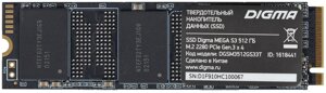 SSD накопитель digma MEGA S3 512гб (DGSM3512GS33T)