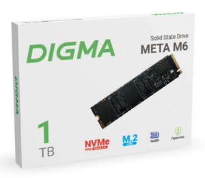 SSD накопитель digma meta M6 M. 2 2280 1tb (DGSM4001TM63T)