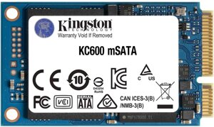 SSD накопитель kingston MSATA KC600 256GB (SKC600MS/256G)