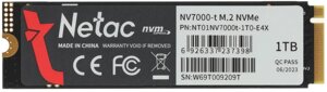 SSD накопитель netac NV7000-t M. 2 2280 1TB (NT01NV7000t-1T0-E4x)