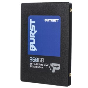 SSD накопитель patriot burst elite 960гб/2.5/SATA III (PBE960GS25SSDR)