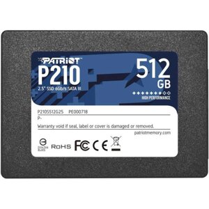 SSD накопитель patriot P210 SATA2.5/512GB (P210S512G25)