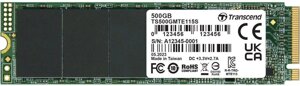 SSD накопитель transcend 115S M. 2 2280 PCI-E 3.0 x4 500gb (TS500GMTE115S)