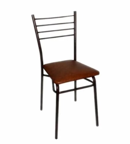 Стул Violet Стальной с мягким сиденьем коричневый (900101)