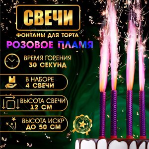 Свечи фонтаны для торта