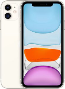 Телефон Apple iPhone 11 128Gb белый (MHDJ3HN/A)